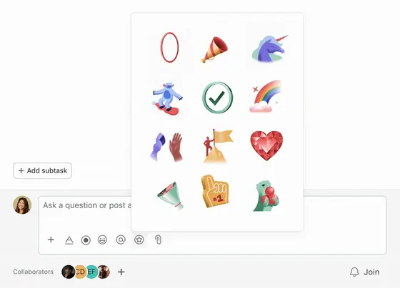 The Celebration Creatures — Inside the Asana product