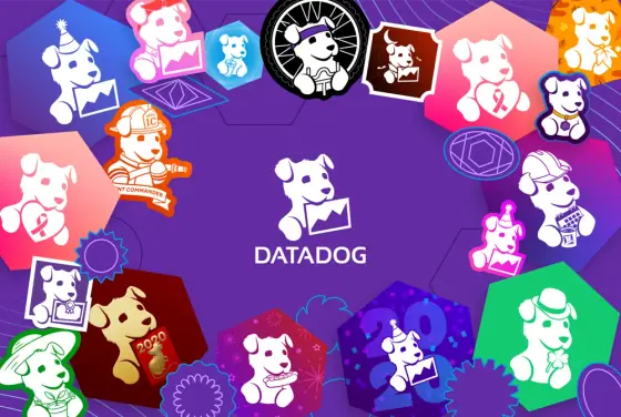 Bits — Gabriella Sudjono's design portfolio, Datadog sticker project