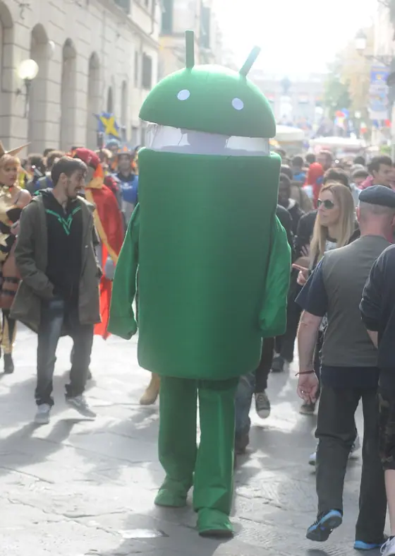 Bugdroid — Lucca Comics and Games, Italy