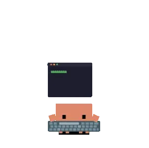 Clawd — Typing animation