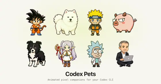 Codex Pets — Codex Pets group portrait