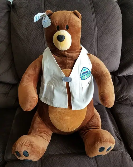 Astro and the Trailhead cast — a Trailblazer's photos, after winning one at a Salesforce event