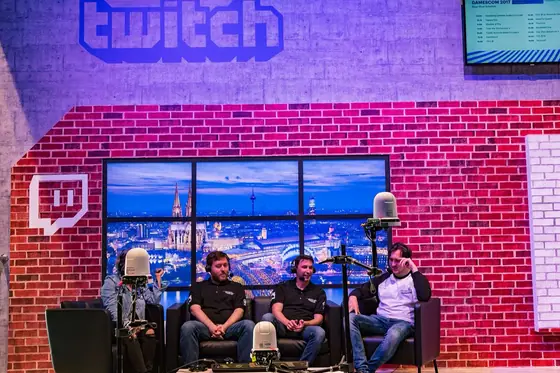 Glitch — the Twitch stage at Gamescom in Cologne