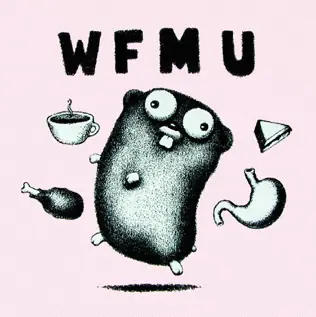 the Go gopher — a WFMU radio station t-shirt, before Go existed