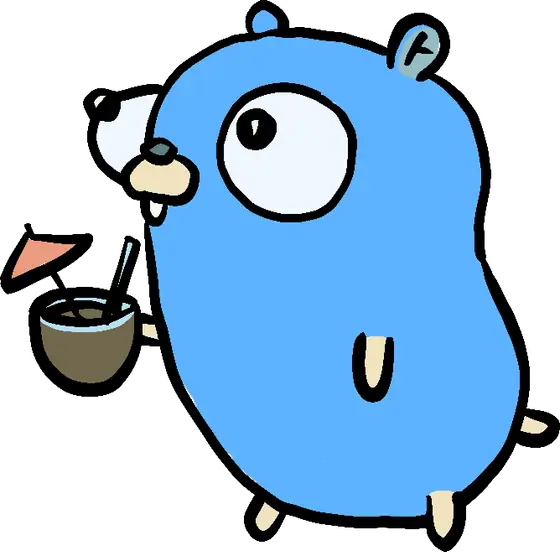 the Go gopher — go.dev/blog, Fourteen Years of Go