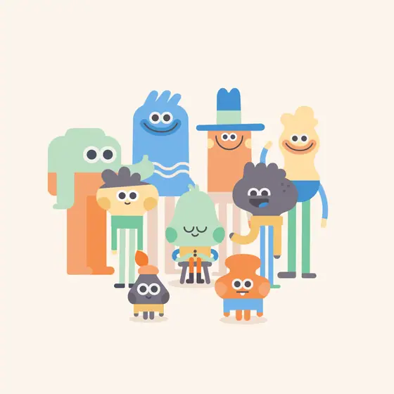The Headspace characters — Headspace character family