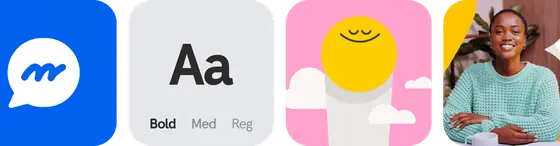 The Headspace characters — Brand foundations strip