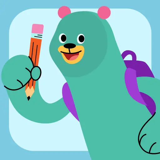Kodi Bear and the Khan Academy Kids cast — Khan Academy Kids character art