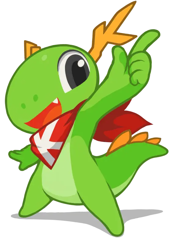 Konqi — the KDE mascot files on Wikimedia Commons