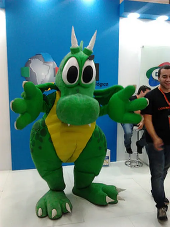 Konqi — Latinoware 2012, Foz do Iguacu, Brazil