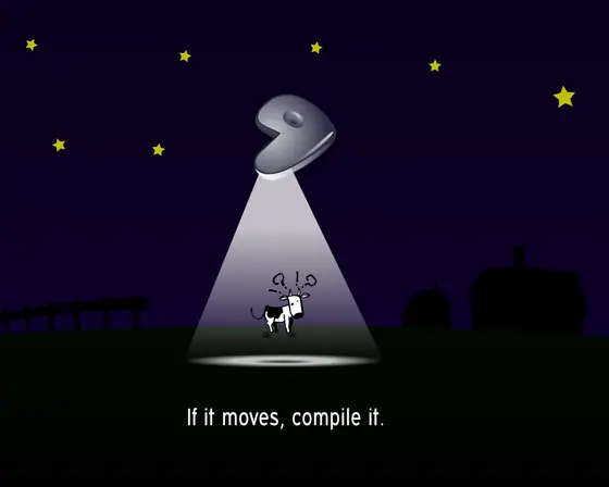 Larry the Cow — gentoo.org, the Abducted wallpaper