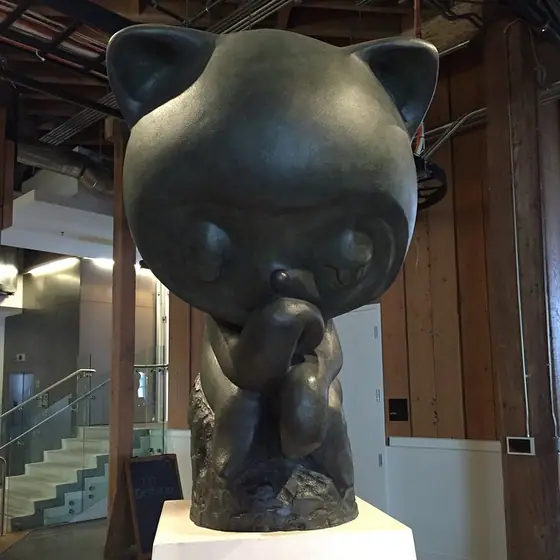 Mona (Lisa) Octocat — GitHub HQ in San Francisco