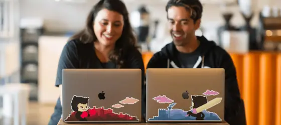 Mona (Lisa) Octocat — Laptop lids, GitHub Shop decals