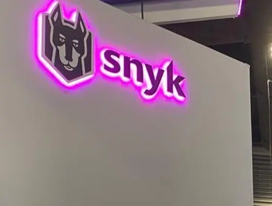 Patch — The Snyk booth, Black Hat USA