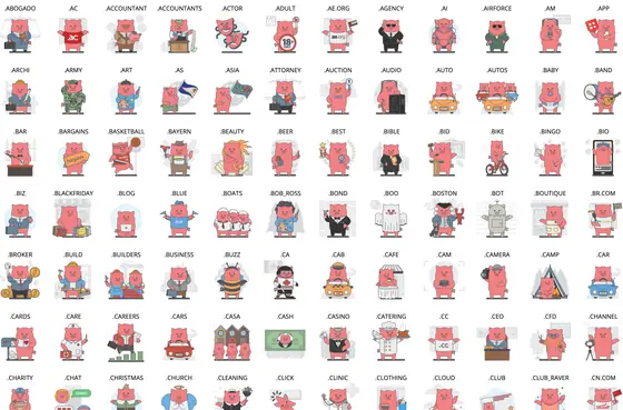 Porkbun — porkbun.com/awesome, the page of every extension they sell