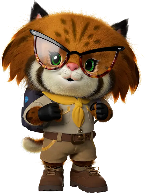 Astro and the Trailhead cast — Salesforce character archive