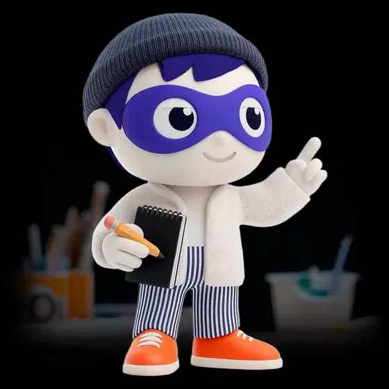 Sidekick — Notebook persona, in motion