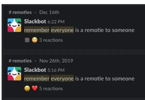 Slackbot — A Wikimedia Foundation all-hands deck