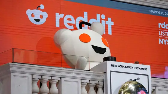 Snoo — the New York Stock Exchange, Reddit's IPO day