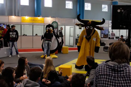 Tux — FISL 16 in Porto Alegre, Brazil