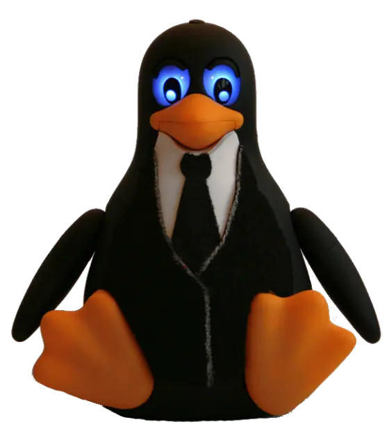 Tux — a Tux Droid product render