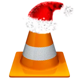 The VLC Cone — the VLC source repository, share/icons/256x256/vlc-xmas.png