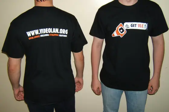 The VLC Cone — the VideoLAN Goodies page, official clothing