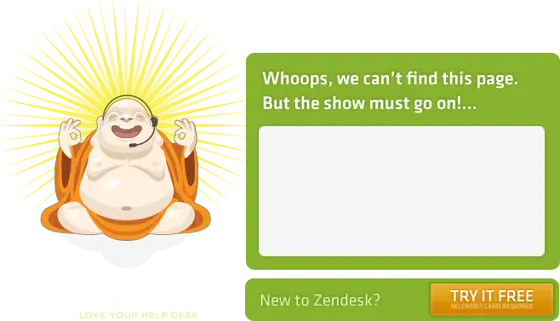 The Mentor — The zendesk.com 404 page