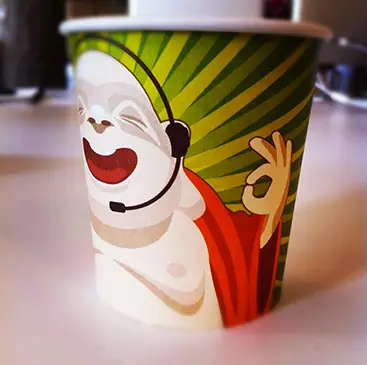 The Mentor — Office coffee cups