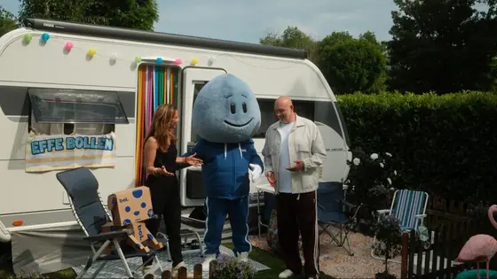 Billie — Caravan interview set, Effe Bollen campaign