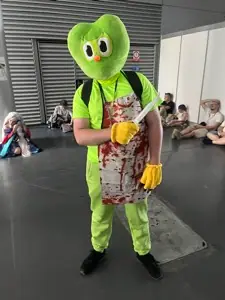Duo and the Duolingo cast — Fan cosplay, Pyrkon convention, Poland