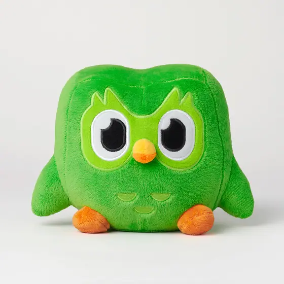 Duo and the Duolingo cast — the Duolingo store, plush