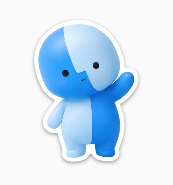 Lil Finder Guy — Fan-concept sticker, by Basic Apple Guy